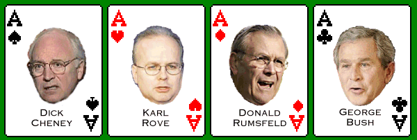 Bush Regime Playing Cards